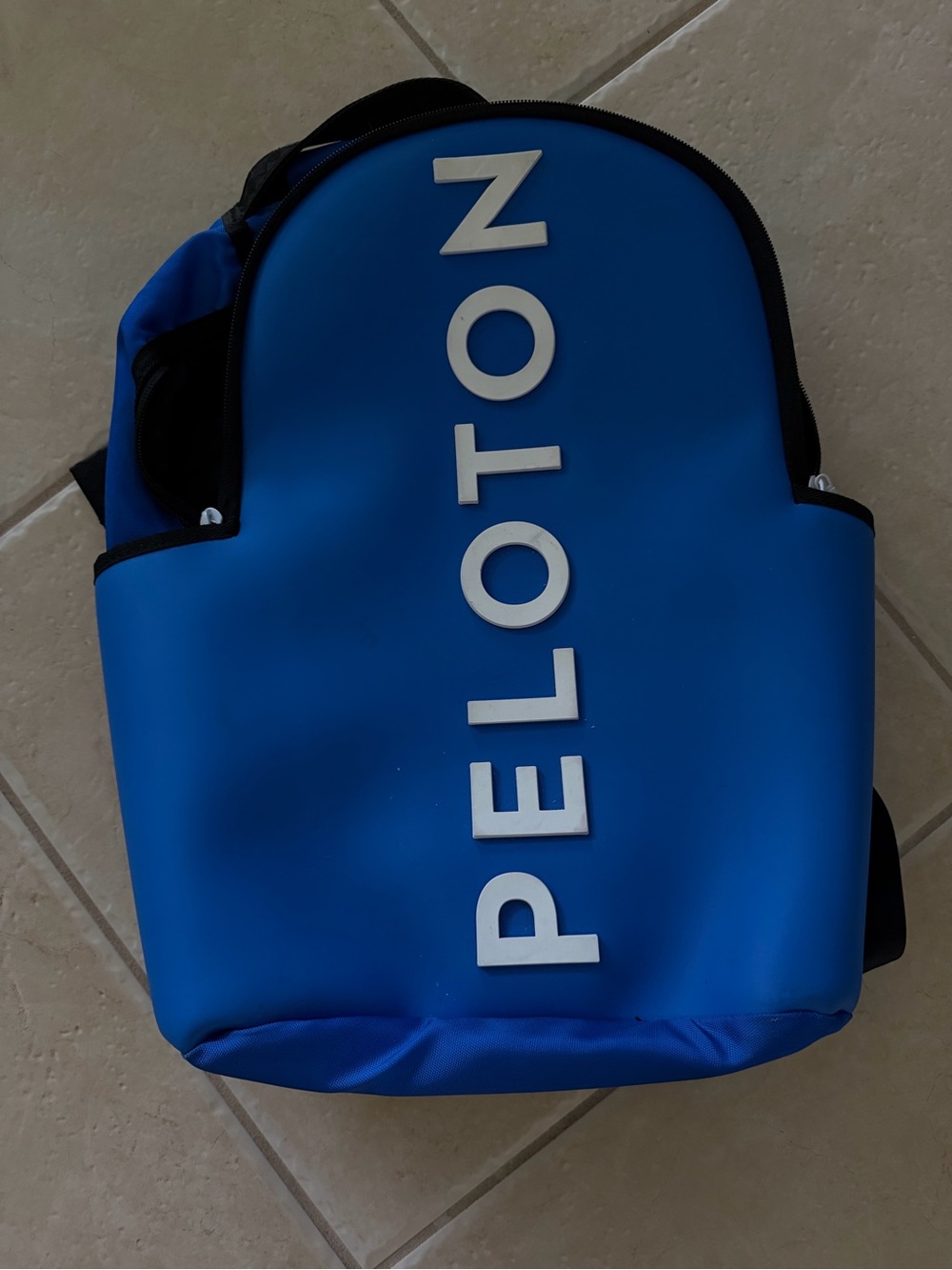 Peloton Royal Blue Men’s Backpack with White Logo